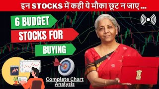 6 Budget Related Stocks | Best Shares for NEXT Month |Swing Trading Stocks for B