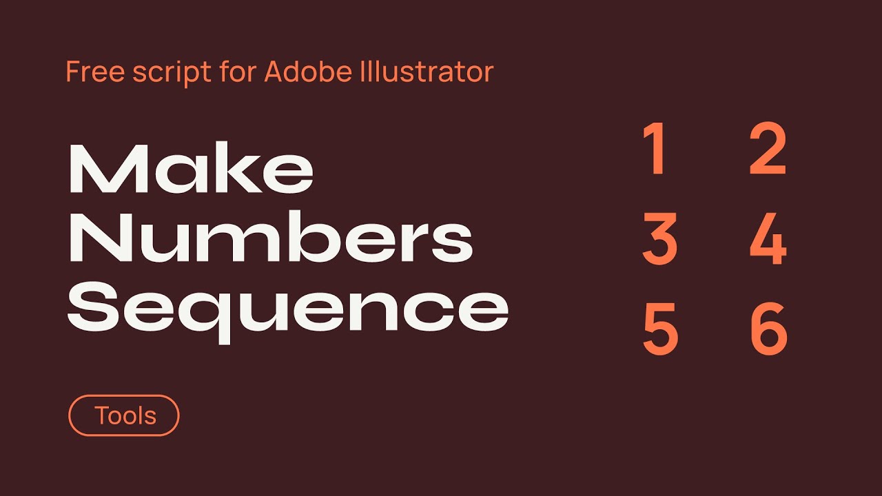Auto Numbering In Adobe Illustrator Via Makenumberssequence Youtube
