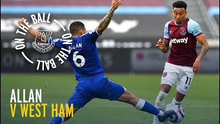 ON THE BALL: ALLAN PLAYER CAM VS WEST HAM