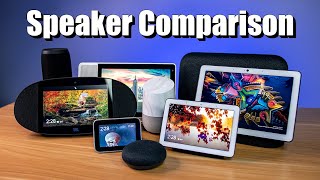 The Ultimate Google Home Speaker Comparison: Google Home, Nest Hub Max, Google Home Max and more!