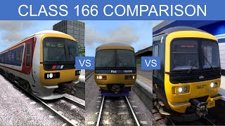 *10 YEAR DIFFERENCE* Class 166 Comparison - Train Simulator VS Train Sim World 3