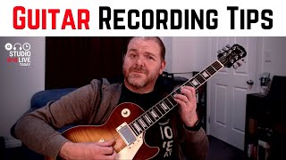 How to RECORD GUITARS in the home/mobile studio