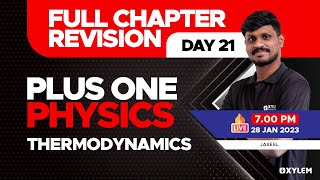 Plus One - Physics | Thermodynamics | Full Chapter Revision | XYLEM +1 +2