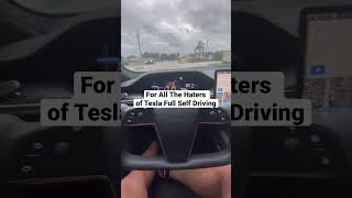 Tesla Full Self Driving - WTF JUST HAPPENED😱😱 #tesla #fsd #elonmusk