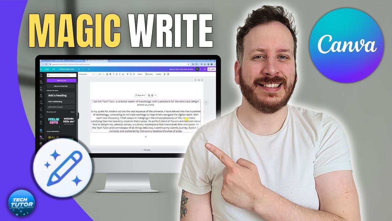 How To Use Magic Write Canva Youtube