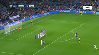 Barcelona 3-1 Olympiacos: Messi first to score 100 European goals for one club Barca vs olympiakos