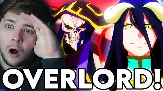 First Time Reacting to "OVERLORD Openings (1-4)" / Non Anime Fan!