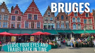 Walking Tour Bruges |Walking Tour Itinerary | Self-Guided Walking Tour | Bruges 4K Walking Tour