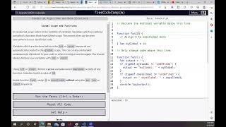 Basic JavaScript: Functions - (fcc)