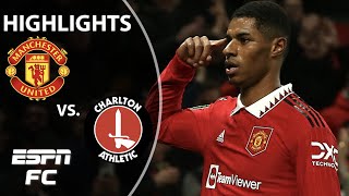 🚨 SEMIFINAL BOUND 🚨 Manchester United vs. Charlton Athletic | Carabao Cup Highlights | ESPN FC