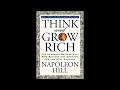 Think And Grow Rich - Napoleon Hill - (Audiobook)