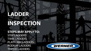 Werner Ladder - Ladder Inspection