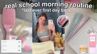Y11 BACK TO SCHOOL MORNING ROUTINE *last ever first day back 🩷