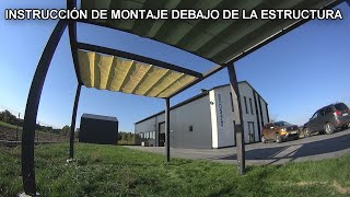 ECOWIND  MODELO ECO. INSTRUCCIÓN DE MONTAJE DEBAJO DE LA ESTRUCTURA