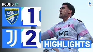 FROSINONE-JUVENTUS 1-2 | HIGHLIGHTS | Vlahovic seals three points for Juve | Serie A 2023/24