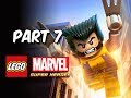 LEGO Marvel Super Heroes Gameplay Walkthrough - Part 7 WOLVERINE Ryker's Island Let's Play