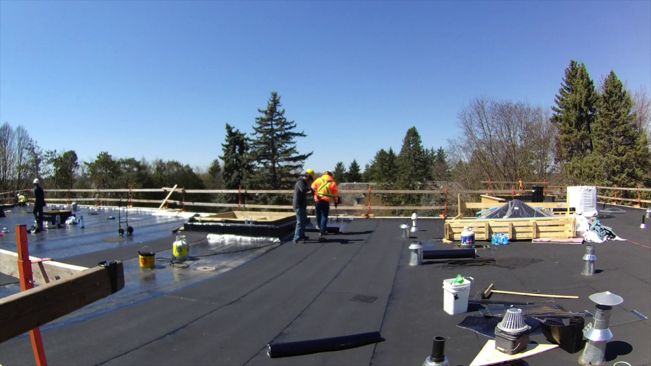 Cap Membrane Installation Youtube