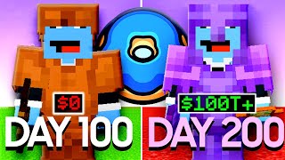 Solo Player Survives On Donut SMP (200 Days)