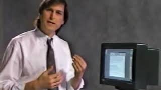 Steve Jobs demo NeXT's capacity in a TV report 1988   YouTube