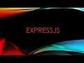Learn ExpressJS -- Setting Up a Development Environment
