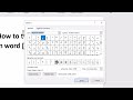 How to type Braille patterns in word Hindi