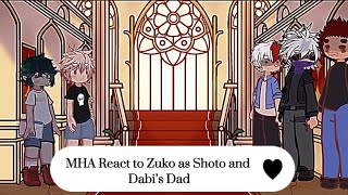 MHA React to Zuko as Shoto and Dabi’s Dad | Speed up video |