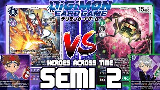 Arresterdramon SM VS Quartzmon!! | Digimon Card Game: BT-12 Heroes Across Time (SEMIFINAL 2)