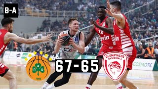 Panathinaikos - Olympiacos 67-65 | Full Highlights | Basket League Finals Game 2 | 08.06.2023