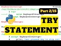 Handling Exception | Python Tutorial