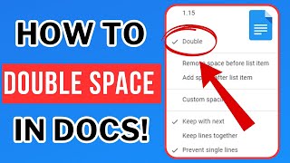 How to double space in google docs (Step By Step) 2025