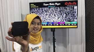 Pakai Alat Unik untuk Jam Sholat Taqwa TV bukan Rasberry