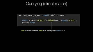 MongoDB and Python Quickstart (17/21): Concept: Queries