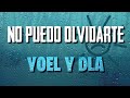 No Puedo Olvidarte - Yoel y DLA | LETRA