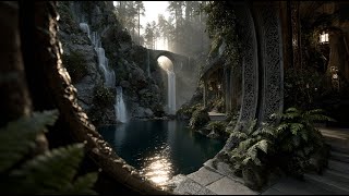 Valar Veil - Rivendell's Whispering Falls - Imladris Healing Waters | Tolkien-Inspired | LOTR Valley