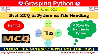 Best Python MCQ | MCQ on File Handling in Python | Python File handling | Part-3