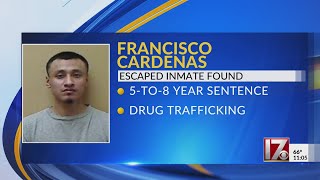 Escaped Lee County drug trafficker found