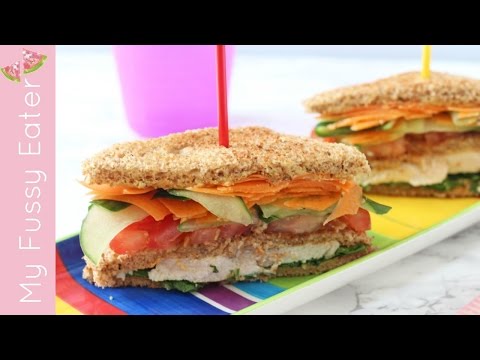 Healthy Club Sandwich for Kids | Lunchbox Recipe Healthy Club Sandwich for Kids | Lunchbox Recipe
