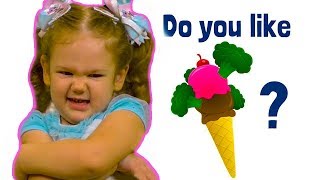 Do You Like Broccoli Ice Cream? Yucky! Nursery Rhymes Super Simple Song