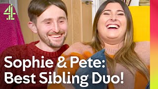 Pete And Sophie Are The Funniest Siblings | Gogglebox | Channel 4