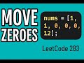 LeetCode 283: Move Zeroes In-Place | JavaScript Trick