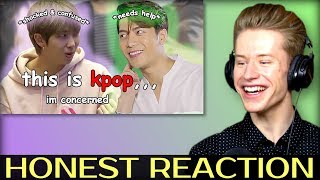HONEST REACTION to kpop idols being a mess for almost 12 minutes straight