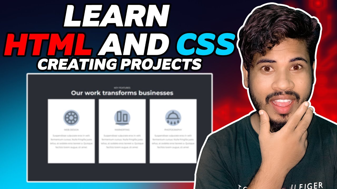 Learn Html And Css Creating Projects Project Based Tutorial Bangla