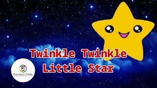 Twinkle Twinkle Little Star With Lyrics, twinkle twinkle