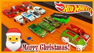 Christmas Hot Wheels Opening & Race