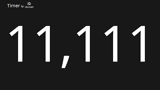 11111 Second Countdown Timer