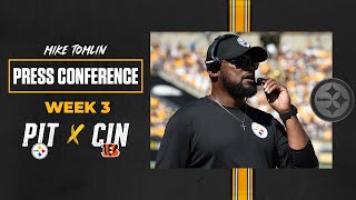 Steelers Press Conference (Week 3 vs Bengals): Coach Mike Tomlin | Pittsburgh Steelers