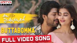 ButtaBomma Full Video Song (4K) | Allu Arjun | Thaman S | Armaan Malik