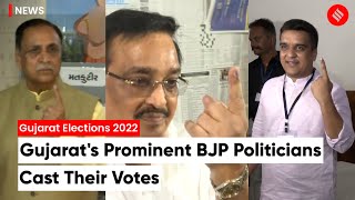 Gujarat Elections 2022: Prominent BJP Politicians Cast Their Votes