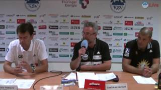 Pressekonferenz ThSV Eisenach vs. TuS N.-Lübbecke 31:30 (18:16)