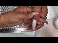 Acrylic Nails FullSet  Cut Out Heart Nails  Glow In the Dark Nails  Long Coffin Nails